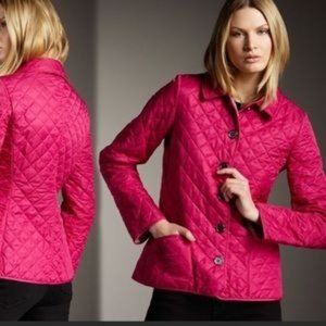 Burberry Brit Fuchsia Quilted Jacket